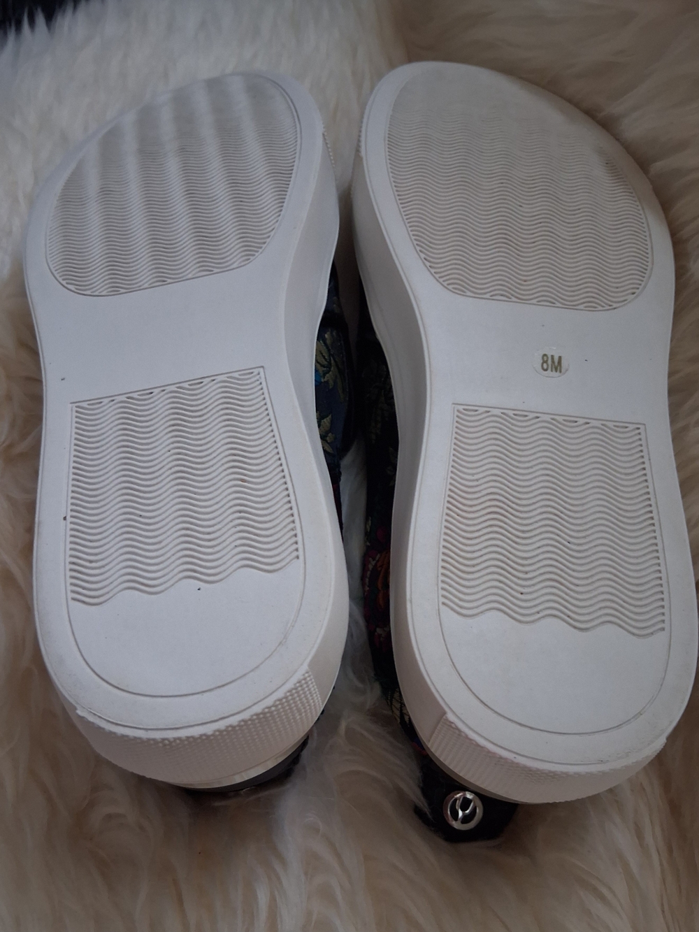 The Wishbone Collection Embroidered Floral Slip-On Sneakers - Picture 4 of 6